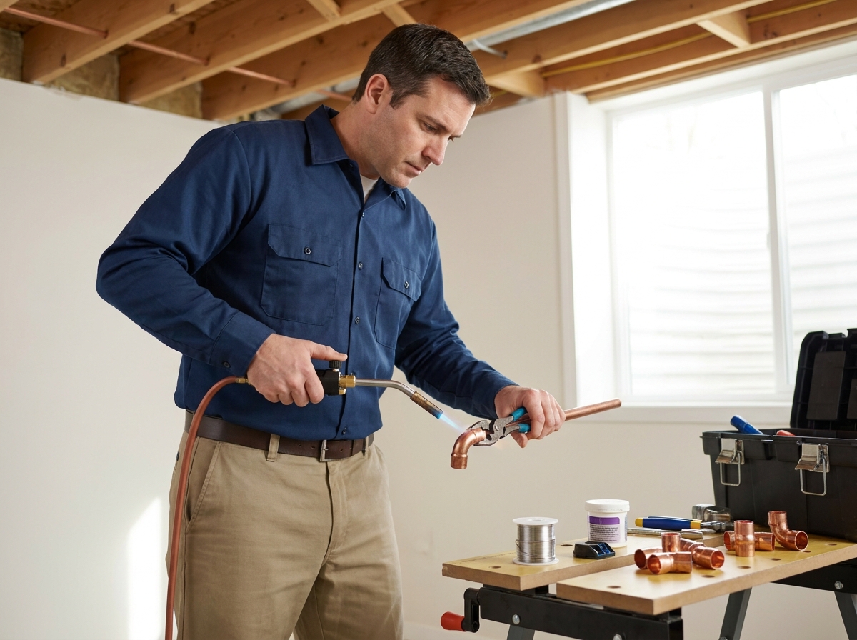 Not sure what it's called? Describe the problem and I'll tell you straight if it's something I can fix — most everyday plumbing issues are.
