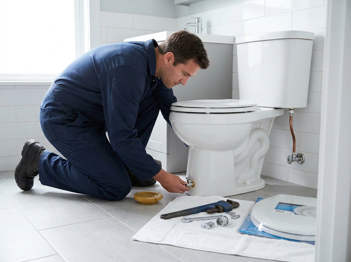 A running, clogged, or leaking toilet fixed fast — or replaced outright if it's simply past its time.